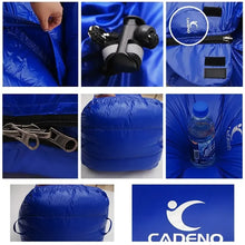 Load image into Gallery viewer, Winter Sleeping Bag Down Outdoor Camping Portable Comforter Compression Thermal Goose Down for Trekking Military Light Heated
