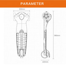 Load image into Gallery viewer, Longboard all terrain electric skateboard with dual hub motor Tomoloo created new self balancing scooter
