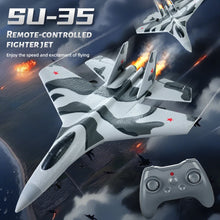 Load image into Gallery viewer, FX8820 2.4G EPP Foam Remote Control Aircraft Model SU35 Remote Control Fighter Built-in 6-Axis Gyroscope Aircraft Children Gift
