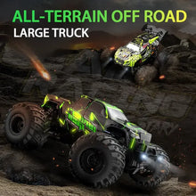 Load image into Gallery viewer, High-speed remote-controlled car, 1:18 scale remote-controlled monster off-road vehicle, durable body suitable for various terra
