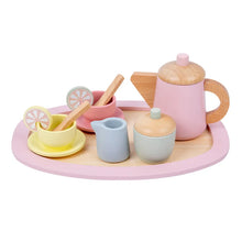 Load image into Gallery viewer, Baby&#39;s house toy simulation afternoon tea wooden teapot
