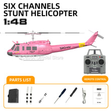 Load image into Gallery viewer, RC ERA C032 UH1 Huey Weathered Marine 6ch RC Helicopter with Optical Flow TOF Auto Stabilized Remote Control Hobby Toys for Boy

