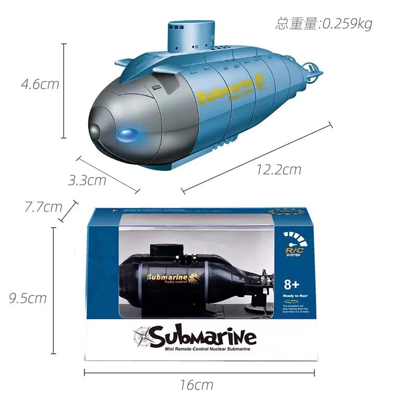 Remote Control Six-channel Submarine Fish Tank Aquarium Toys – Crazy RC ...