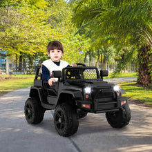 Load image into Gallery viewer, Babyjoy 12V Kids Ride On Truck Car Electric Vehicle Remote w/ Light &amp; Music Black
