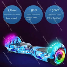 Load image into Gallery viewer, Two Wheel Electric Scooter Pedal Stable Children Student Adult Electric Balance Hoverboard with LED  Kids Scooter
