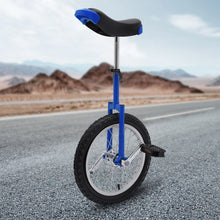 Load image into Gallery viewer, Fun Unicycle 16 Inch Wheel with Steel Rim Height Adjustable Monocycle Unicycle 36 Steel Spokes Single-Wheel Cycling
