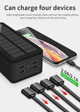 Load image into Gallery viewer, 100000mAh Solar Power Bank Mobile Phone Wireless Charging Large Capacity External Battery Fast Charging For Travel And Camping
