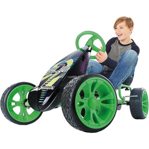 Racing Go Kart  Pedal Car | Low profile rubber tires | Pedal power auto-clutch free-ride  Adjustable seat