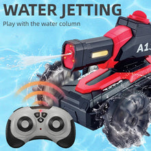 Load image into Gallery viewer, Amphibious Long-Range RC Toy: Water-Spraying, 360° Spinning, Auto Water-Filling Off-Roader – Sleek, Cool Electric Fun for Kids
