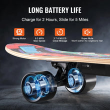 Load image into Gallery viewer, VEVOR Electric Skateboard with Remote  9.3 Mph Top Speed &amp; 5 Miles Max Range Skateboard Longboard   Easy Carry Handle Design
