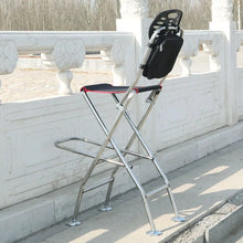 Load image into Gallery viewer, Portable Folding Chair for Camping Fishing Chair, Outdoor Ultra-light Stainless Steel, Multifunctional, Liftable, Beach Relaxing
