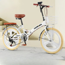 Load image into Gallery viewer, Genuine Folding Bicycle - Outdoor Cycling 20-Inch Variable Speed Bike for Children and Adults Ideal for Road and Mountain Biking
