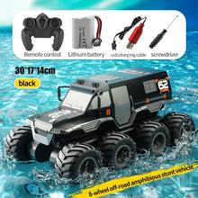 Load image into Gallery viewer, ﻿ JJRC Q137 8x8 2.4G Remote Control Car 8wd Off-road Amphibious Stunt Vehicle 8-Wheel Speed Racing Truck Waterproof Crawler Toys
