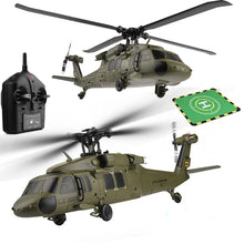 Load image into Gallery viewer, K170 RC Helicopter UH-60L 4 Channel Remote Control brushless Helicopters with Gyro and LED Light Durable Airplane Wltoys Toy
