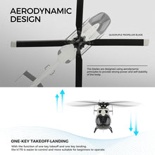 Load image into Gallery viewer, Wltoys K160 Rc Helicopter 2.4G 4 Channel 6-Axis Gyro Brushless Motor Remote Control Airplane EC-145 Simulation Aircraft Toys
