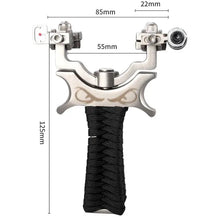 Load image into Gallery viewer, Stainless Steel Catapult Hunting Slingshot High Precision Outdoor Shooting Slingsshot Tool Tirachinas Caza Hunting Acessories
