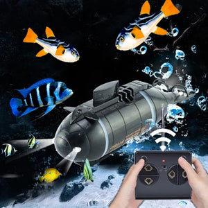 Simulation Mini RC Submarine Fish Tank Aquarium Toy for Kid