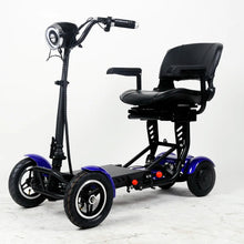 Load image into Gallery viewer, disability adult foldable medical 4 wheel folding electric wheelchair electrical mobility scooter
