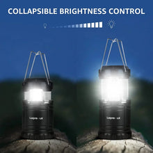 Load image into Gallery viewer, LED Collapsible Camping Lantern 4-Packs, Super, Battery Powered Camping Light, IPX4 Resistant, Portable Emergency
