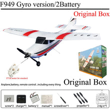 Load image into Gallery viewer, WLtoys F949 2.4G 3D6G 3Ch RC Airplane Fixed Wing Plane Outdoor Toys Drone RTF Upgrade Version Digital Servo F949S With Gyroscope
