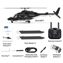 Load image into Gallery viewer, Yuxiang F02S 1:34 Scale Airwolf 2.4G Remote Control GPS Positioning Dual Brushless Motor Helicopter Model RC Toy RTF Version
