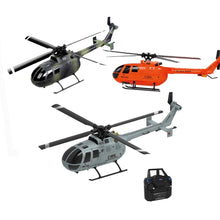 Load image into Gallery viewer, C186 RC Helicopter 2.4G 4CH BO105 Plane 4 Propellers 6 Axis Electronic Gyroscope for Stabilization Remote Control Airplane Toys
