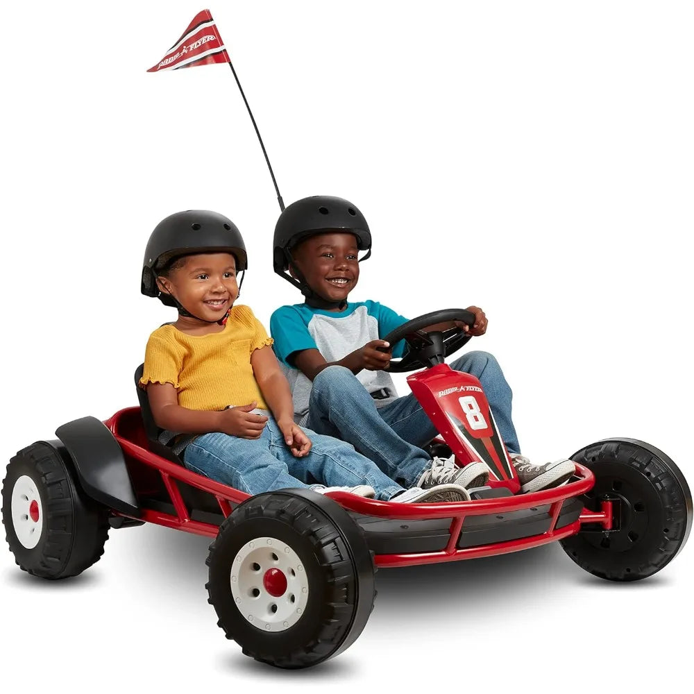 Ultimate Go-Kart for 2, 24 Volt Outdoor Ride on Toy, Go Kart for Kids ...