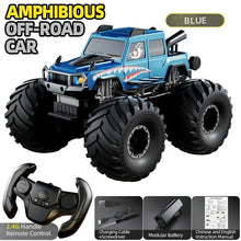 Load image into Gallery viewer, JJRC Q215 Remote Control Gesture Sensing Car 360 Degrees Rotary Vacuum Rubber Tire Amphibious RC
