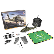 Load image into Gallery viewer, WLtoys K170 Army Green Simulation Black Hawk RC Helicopter 4CH 6-Axis Gyro 3D6G Brushless Motor Arobatic Drone Toys
