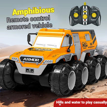 Load image into Gallery viewer, Amphibious RC Car 8WD 2.4G 8 Wheel Drive Off Road Remote Control Truck Climbing Waterproof Armored Vehicles Toys for Boys Gifts
