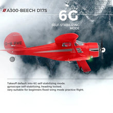 Load image into Gallery viewer, WLtoys XK A300 RC Plane Beech-D17S Double Wings
