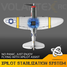Load image into Gallery viewer, VOLANTEXRC RC Plane,RTF 4CH  P-47 Thunderbolt RC Airplane, X-Pilot Stabilization System,One Key Aerobatic, Suitable for outdoors

