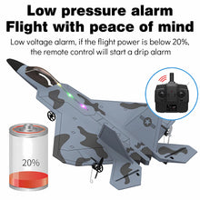 Load image into Gallery viewer, F22 aircraft model remote control aircraft fighter electric foam aircraft children's toy unmanned fixed wing glider
