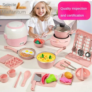 Can Cook Fun Mini Simulation Kitchen Playset Real Cooking