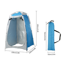 Load image into Gallery viewer, Portable Beach Shower Toilet Changing Tent Sun Rain Shelter Privacy Shelter Tent with Window for Outdoor Camping Bathroom
