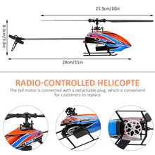 Load image into Gallery viewer, WLtoys XKS RC Helicopters K127 6-Aixs Gyroscope 2.4G 4CH Single Blade Propellor Gyro Mini RC Helicotper for Kid Gift RC Toy V911
