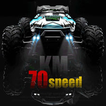 Load image into Gallery viewer, Teeggi 16101 /16102 PRO 1:16 High Speed RC Car With LED Light Drift 70KM/H 4WD RC Off-Road Car Monster Truck Toy For Kid Gifts
