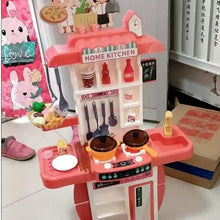 Load image into Gallery viewer, 95cm Large Kids Play House Kitchen Set Spray Kitchen Girl Baby
