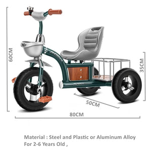 ALWAYSME Kids Child Toddler Tricycle Trike For Ages 2-6 Years Old