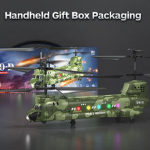 Load image into Gallery viewer, 2025 LM19-D Chinook Helicopter 2.4g Remote Control Aircraft Hd Aerial Photography Of Children'S Military Toy Model Xmas Gift Toy
