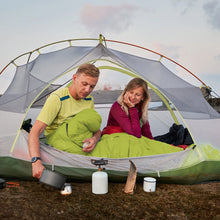 Load image into Gallery viewer, Portable Winter Down Sleeping Bag Mummy White Goose Down Warm Waterproof Sleeping Bag Three Seasons Suitable For Camping Trips
