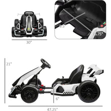 Load image into Gallery viewer, Electric Go Kart with Adjustable Seat, 24V 7.5 Drifting Car Battery Powered Ride on Toy Outdoor with Slow Start, Button Start
