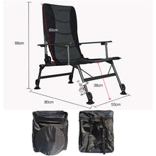 Load image into Gallery viewer, LightenUp Stable Chair Outdoor Folding Armchair Anti-slip For Camping And Picnic Wear Resistant Back Fishing Chair Fish Supplies
