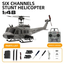 Load image into Gallery viewer, RC ERA Weathered Marine C032 UH1Huey One Click Inverted Flight TOF Optical Flow Gyro Stabilized RC Helicopter for Adults
