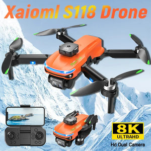 8K ESC Drone With Dual Camera Brushless Motor Obstacle Avoidance