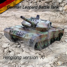 Load image into Gallery viewer, Plastic  Germany Leopard 2 Rc Tank Children's Toys Model Large Versus
