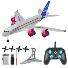 Load image into Gallery viewer, Airbus A380 Boeing 747 Remote Control Model Aircraft Fixed Wing Foam Glider Three Channel RC Airplanes Toy Gift for Ages 14+
