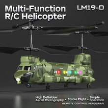 Load image into Gallery viewer, 2025 LM19-D Chinook Helicopter 2.4g Remote Control Aircraft Hd Aerial Photography Of Children'S Military Toy Model Xmas Gift Toy
