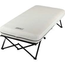 Load image into Gallery viewer, Camping Cot, Air Mattress, &amp; Pump Combo, Folding Camp Cot &amp; Air Bed with Side Table &amp; Battery-Operated Pump
