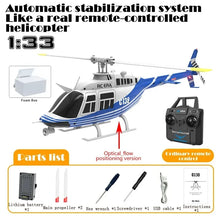 Load image into Gallery viewer, RC ERA C138 1:36 Remote Control Simulation RC Bell 206 Helicopter Altitude Hold 2.4g Genuine 6axis Gyro
